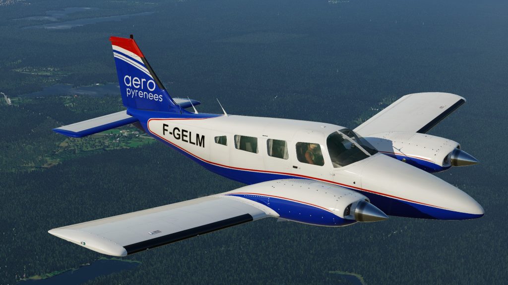 JetStream FS CIS Seneca II PA-34 X-Plane 12 community screenshot by Fidi
