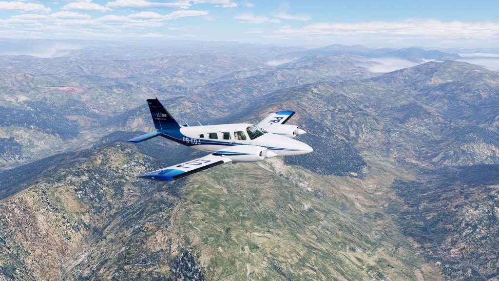 JetStream FS CIS Seneca II PA-34 X-Plane 12 community screenshot by Darnulf