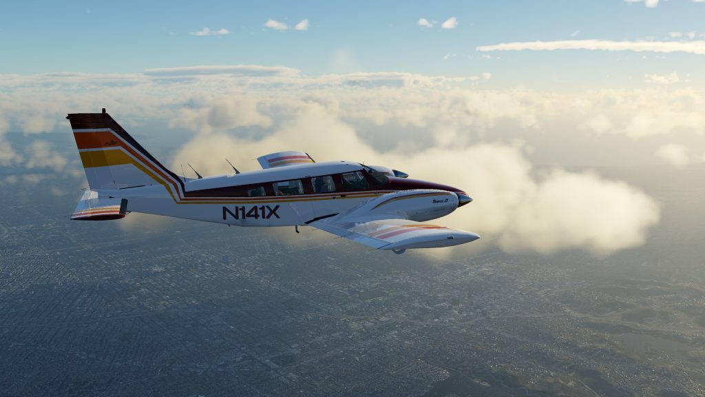 JetStream FS CIS Seneca II PA-34 X-Plane 12 community screenshot by Delvecchio